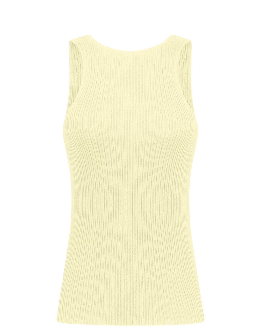 RIBBED TANK TOP IN COTTON